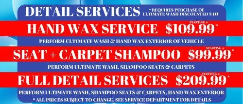 Detail Packages at Coleman Chevrolet in New Boston TX